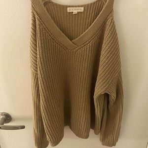 Beige Knit Sweater